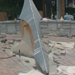 Chi Wara Sundial Lantern - Installation 1