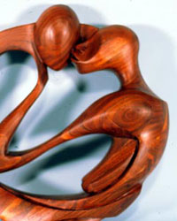 couple and a mirrior